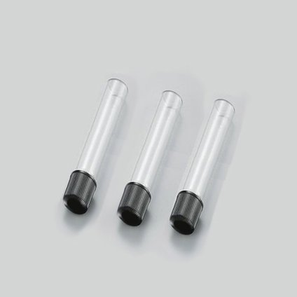 「ねじ口試験管　NWT-18　1本」　容量　9mL　材質　硼珪酸ガラス、キャップ　メラミン　オートクレーブ可　パッキン　シリコン　PTFE　四フッ化工チレンコート　胴径×全長×口内径　φ18×75×φ12.8　形状　平底
