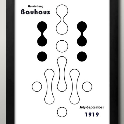 日本製 バウハウス BAUHAUS ミッドセンチュリー A3 サイズ ポスター アート おしゃれ 絵画 インテリア 北欧 イラスト マット紙 艶消し アートパネル 額 フレーム デザイン 壁掛け ギフト 新築祝い ディスプレイ  速達 送料無料