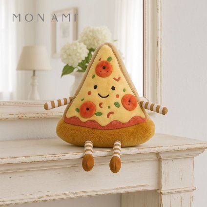 コジモ ピザ 18cm | モナミ ぬいぐるみ 雑貨 アート デザイン かわいい ファーストトイ ギフト プレゼント Mon Ami 正規輸入品