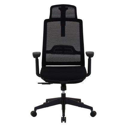 オフィスチェア ダービット ブラック・グレー 2色展開 デスクチェア パソコンチェア 在宅ワーク おしゃれ シンプル 新生活 家具 インテリア 不二貿易