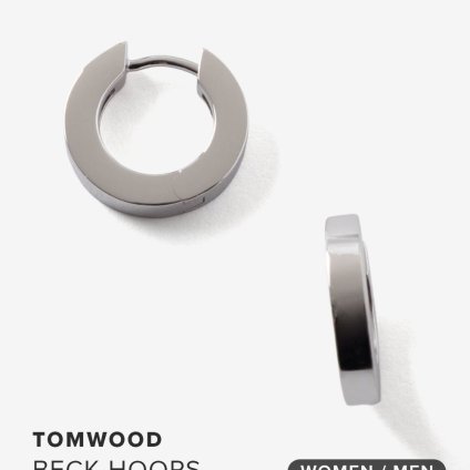 トムウッド TOM WOOD BECK HOOPS SILVER ベック フープス シルバー 101595 ピアス レディース メンズ ユニセックス アクセサリー シルバー