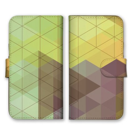 ＼全機種対応／ スマホケース 手帳型 スマホカバー 手帳タイプ スマートフォン ケース カバー トライアングル 幾何学模様 アースカラー かわいい おしゃれ かっこいい カードホルダー付き カード収納 合皮 合成レザー