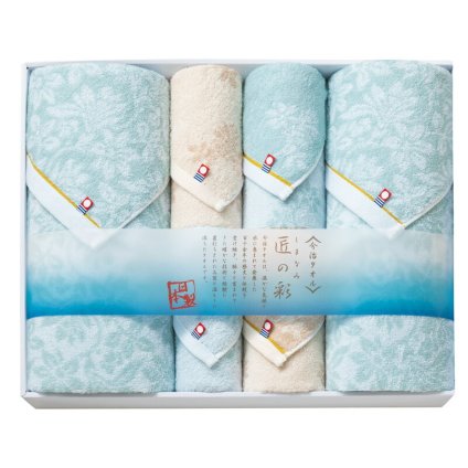 実りの秋の贈り物 タオルセット 今治製タオル セット内容/バスタオル（60×120cm）･フェイスタオル（34×75cm）･ウォッシュタオル（34×35cm）×各2