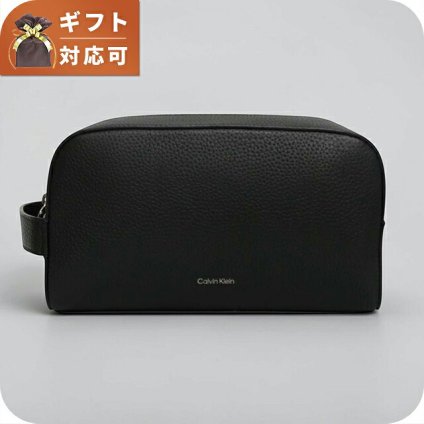 カルバンクライン CALVIN KLEIN FOIL EMBOSS DOPP KIT クラッチバッグ lv04d1031g-ub1 メンズ BLACK