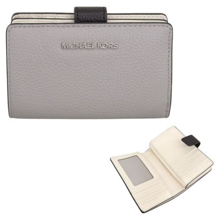 マイケルコース MICHAEL KORS 二つ折り財布 折り畳み 折財布 コンパクト アウトレット 35F4STVF6T 633 グレー