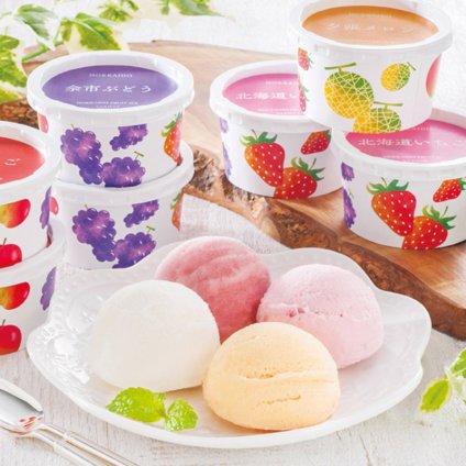 北海道フルーツアイスバラエティ  ／アイスクリーム アイスクリーム・シャーベット スイーツ・お菓子 食品 結婚祝い プレゼント ギフト 結婚内祝い 出産祝い 出産内祝い 送料無料 送料無料 取り寄せ グルメ 産地直送 センター スイーツ お菓子 高級 ご飯 食品 飲料 おかず つまみ おやつ