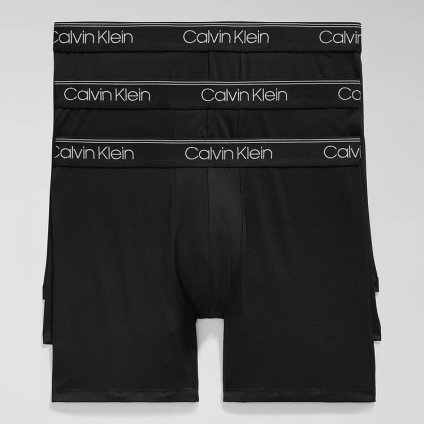 カルバンクライン：MICRO STRETCH ボクサーブリーフ 3PK (ブラック)[ボクサーパンツ/ 男性下着/ メンズインナー/人気ブランド/おすすめギフト/誕生日プレゼント/メンズファッション]