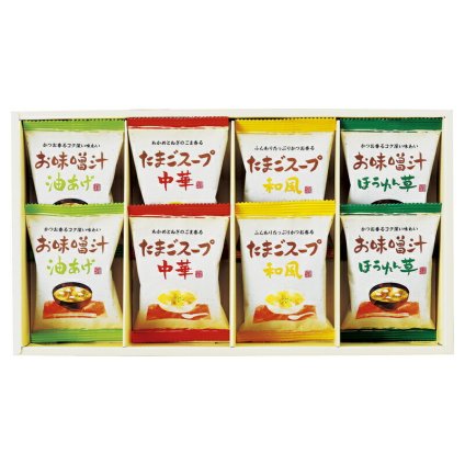 【ギフト対応無料】フリーズドライ「お味噌汁・スープ詰合せ」 (AT-BO) ※送料無料(北海道・沖縄は除く)