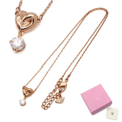 SWAROVSKI スワロフスキー ネックレス 5516542 Lifelong Heart アクセサリー ローズゴールド レディース