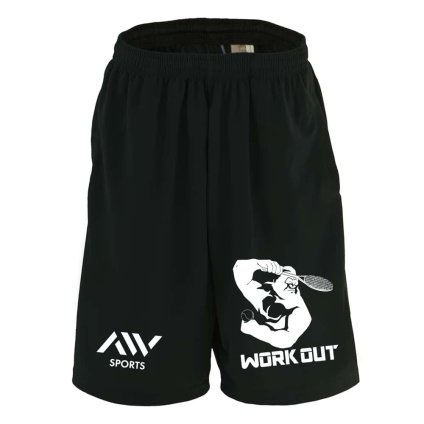 テニス ハーフパンツ ドライ メンズ ウェア レディース ジュニア 練習着 短パン 速乾 スポーツ 名入れ おしゃれ 半スボン 文字入れ無料 「ゴリラワークアウト テニス」 アートワークスコウベ 【送料無料】