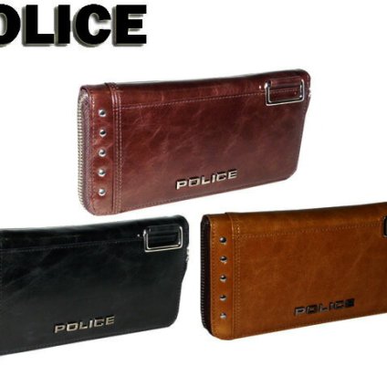 正規品 メンズ レディース ポリス POLICE アボイド2 ラウンドファスナー長財布 財布 ラウンドファスナー スタッズ D管 3ルーム 0283 PA-58602 58602 potj47 旅行 ギフト