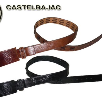 カステルバジャック 正規品 メンズ レディース カステルバジャック CASTELBAJAC 革巻きトップバックルベルト 23602-145 ooji26 旅行 ギフト