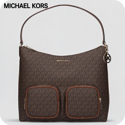 マイケルコース ショルダーバッグ レディース アウトレットブランド MICHAEL KORS メリット 35S6G0WL3B-BR BROWN