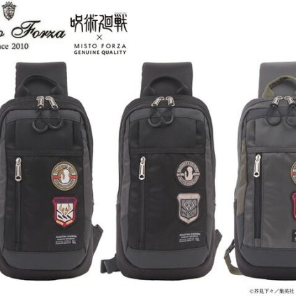 正規品 メンズ レディース ミストフォルツァ Misto Forza 呪術廻戦コラボ ワッペンモデル One Shoulder FMJ13 rowa12 旅行 ギフト