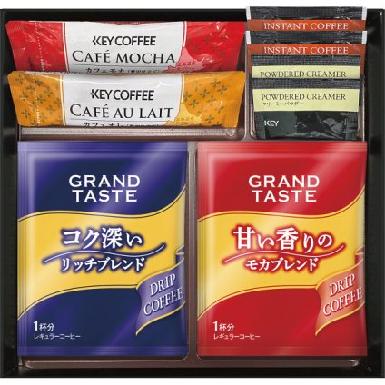 キーコーヒー カフェセレクション [26-7581-018] YE-102 コーヒー 珈琲 ドリップコーヒー スティック カフェオレ カフェモカ アソート 詰め合わせ プレゼント ギフト