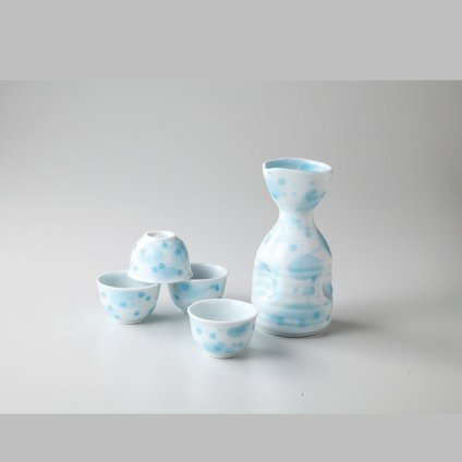 手描き　しずく酒器揃　磁器 磁器 有田焼 やきものの里から、暮らしを贈ります。　ギフト 食器 セット テーブルウェア