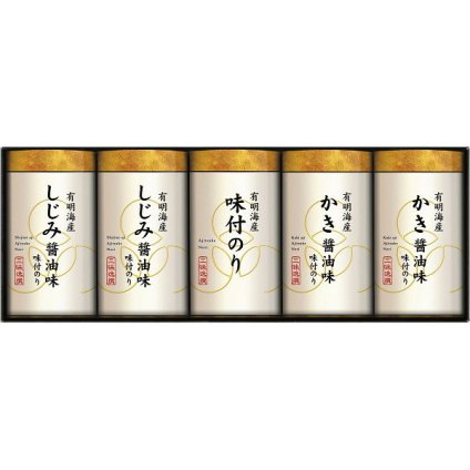 有明海産 こだわり 味付のり 詰め合わせ [26-7614-048] NAR-25 味付け海苔 牡蠣醤油味 しじみ醤油味 海苔ギフト 詰合せ お中元 お歳暮 内祝い 出産内祝い 結婚内祝い お返し 快気祝い 香典返し 贈り物 プレゼント
