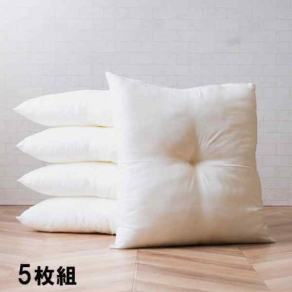 ヌードクッション 座布団 国産 座布団 銘仙判 日本製 約55×59cm 5枚組