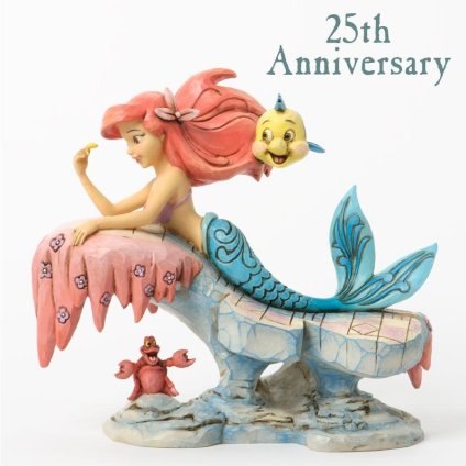 夢見るアリエル アンダーザシー 15.9cm リトルマーメイド | ディズニー トラディションズ ジムショア グッズ フィギュア 人形 置物 彫刻 Jim Shore 正規輸入品
