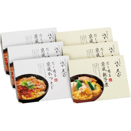 祇園又吉 だし香る京風かつとじ・親子煮 (KF-EP) [お中元][お歳暮] ※送料無料(北海道・沖縄・離島への配送不可)