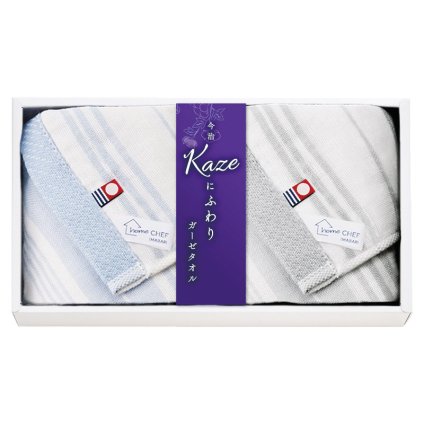 今治 Kaze にふわり ハンドタオル2P  ／タオル 日用品・ヘルスケア 敬老の日 プレゼント ギフト お彼岸 お供え 秋 2026 送料無料 ギフト プレゼント プチギフト 内祝い 快気祝い 出産祝い 結婚祝い 引出物 新築祝い お返し