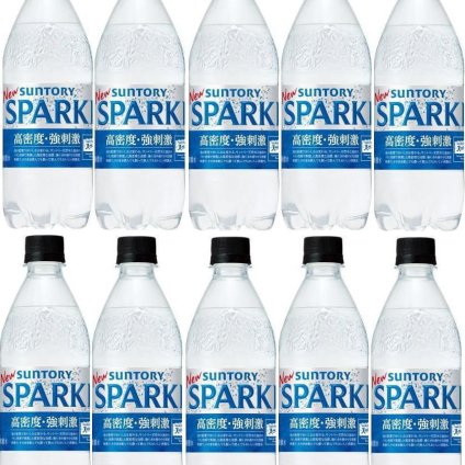 34本 サントリー 天然水 スパークリング 炭酸水 無糖 SPARKLING 500ml×34本