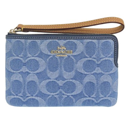 コーチ COACH ポーチ リストレット アウトレット CRN ZIP DNM SIG CDF26 IMTYV デニム