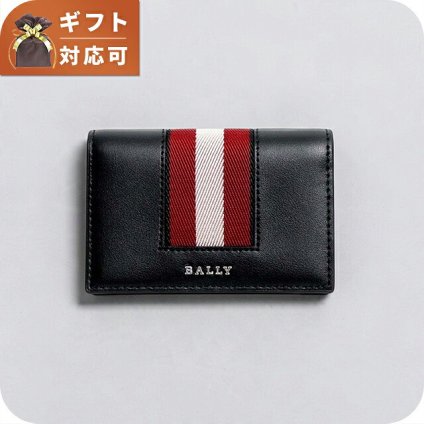 バリー BALLY カードケース 名刺入れ 6309704 メンズ BLACK+PALLADIO