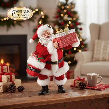 What's In The Box? 25.5cm | サンタ サンタクロース 人形 置物 フィギュア クリスマス ホリデー Possible Dreams 正規輸入品