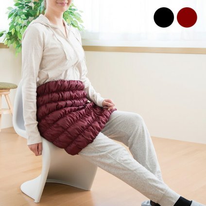 ユメロン HEATRAY エアー ボディチューブミニ[ユメロン黒川 ブラック/ワイン 腹巻き ロング腹巻 蓄熱 遠赤外線 体温 温め 防寒 防寒着 冷え対策 腰 お腹 お尻 骨盤 下腹 腹巻]