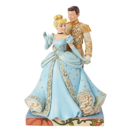 シンデレラ & プリンス・チャーミング 19.5cm | ディズニー トラディションズ ジムショア グッズ フィギュア 人形 置物 彫刻 Jim Shore 正規輸入品