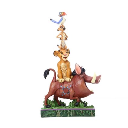 ライオンキング キャラクタータワー 20.3cm | ディズニー トラディションズ ジムショア グッズ フィギュア 人形 置物 彫刻 Jim Shore 正規輸入品