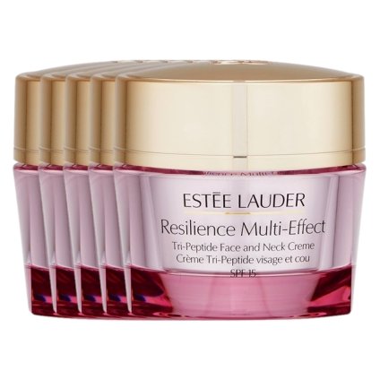 エスティローダー レジリ マルチ-エフェクト クリーム SPF15（ドライスキン）   50ml x 5  |  ESTEE LAUDER  デイクリーム 美容グッズ コスメ化粧品 誕生日 クリスマス ホワイトデー 結婚記念日 ウエディングギフト 母の日 送別会 バレンタインデー 女性 彼女 妻奥さん 母お