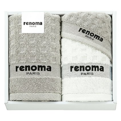 実りの秋の贈り物 フェイスタオル2P&タオルハンカチ renoma フェイスタオル:34×75cm、タオルハンカチ:25×25cm