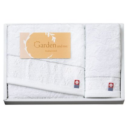 【ギフト対応無料】今治 Garden&me フェイスタオル&ウォッシュタオル (G-50150) ※送料無料(北海道・沖縄は除く)