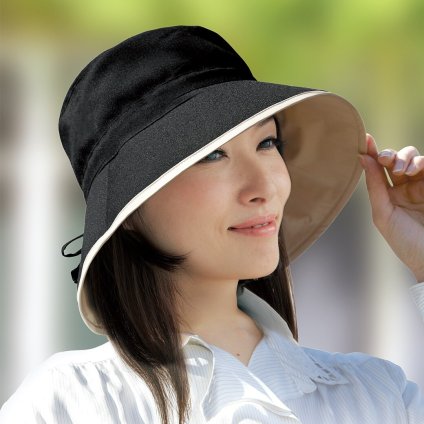 晴雨兼用 リバーシブル帽子 UV対策 レインハット 防水 ムレにくい 畳める帽子 日除け 日よけ
