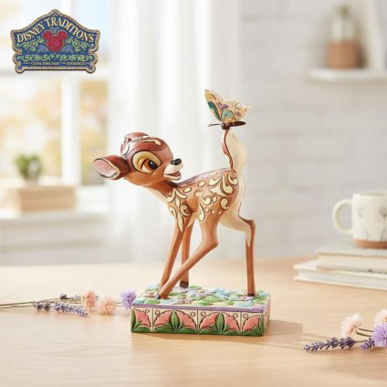 バンビ 春の訪れ 12.1cm | ディズニー トラディションズ ジムショア グッズ フィギュア 人形 置物 彫刻 Jim Shore 正規輸入品