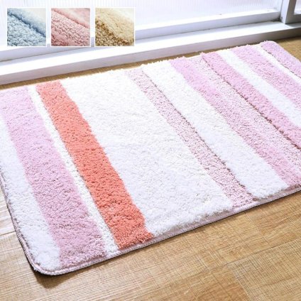 バスマット 吸水性抜群 ふんわり おしゃれ 約35×50cm