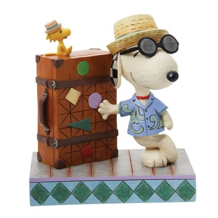 スヌーピー ウッドストック バケーション 13.5cm | ジムショア ピーナッツ グッズ フィギュア 人形 置物 彫刻 Jim Shore 正規輸入品
