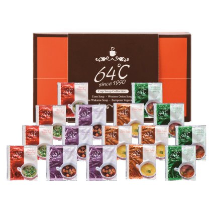 64℃ スープギフト  ／スープ 洋風惣菜 惣菜・レトルト 食品 敬老の日 プレゼント ギフト お彼岸 お供え 秋 2026 送料無料 ギフト プレゼント プチギフト 内祝い 快気祝い 出産祝い 結婚祝い 引出物 新築祝い お返し