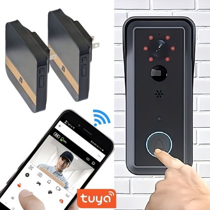 ドアカメラ   MV01  WIFI式インターホン   ドアフォン   防犯   動体検知   ミリオンHD   155度 広角レンズ   赤外線照射機能   防水IP54   双方向オーディオの機能   住宅設備ドアホン   インターホン   設置も簡単   ※注意点 2.4GHzのWiFiのみに対応。