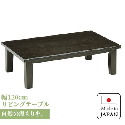テーブル 座卓 軽量 長方形 120 おしゃれ 折れ脚 旅館 客室 ロー 折りたたみ 国産 日本制 折れ脚長方形 120cm×75cm 完成品 新生活