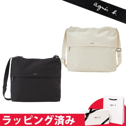 アニエスベー ナイロンショルダーバッグ ミディアム Cecile ウィメンズ 機能的 ギフト agnesb.VOYAGE ボヤージュ