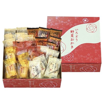 お歳暮・冬ギフト いろどり野菜おかき No20 (IR-1M) ※送料無料(北海道・沖縄・離島への配送不可)