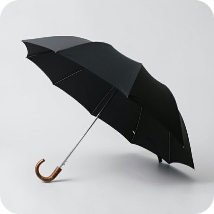 フォックスアンブレラズ FOX UMBRELLAS TL1 Maple Crook 折り畳み傘 晴雨兼用傘 tel1-br-bk ユニセックス BROWN 折畳傘