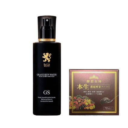 お得酵素女神本生濃縮酵素ペースト1箱セット+リアボーテ グランスキン ウオーター 150ml ミストタイプ美容化粧水