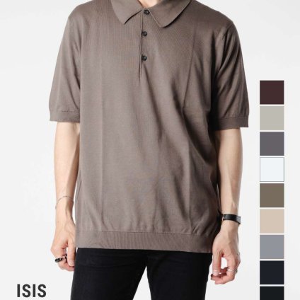 ジョンスメドレー JOHN SMEDLEY HERITAGE ISIS EASY FIT 30G イシス 半袖コットンニットクラシックポロシャツ ポロシャツ 半袖 イージーフィット メンズ トップス