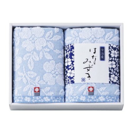 【送料無料・包装無料・のし無料】触れる和 はなみずき 今治ウォッシュタオル2P HN-8815(B5) /ギフト お歳暮 入学祝い 卒業祝い 就職祝い 結婚祝い 誕生日 出産祝い 引越祝い 香典返し 新盆 初盆 御礼 内祝い 快気祝い ご挨拶 志 法事