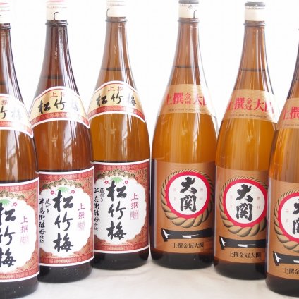 祝い酒日本酒 6本セット(大関 上撰金冠 清酒(兵庫県) 松竹梅 上撰 清酒(兵庫県)) 1800ml×6本
