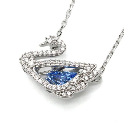スワロフスキー swarovski ネックレス アクセサリー 5533397 Swan スワン レディース ブルー 海外正規品